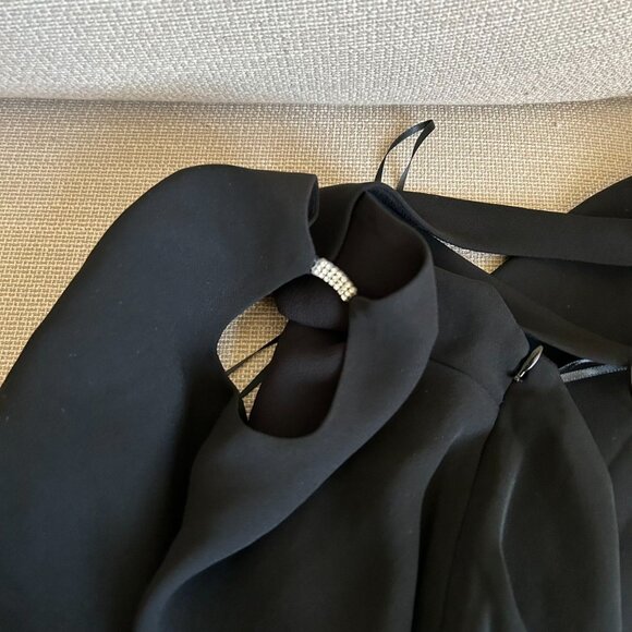 Reformation Cassiopeia Maxi Dress Sz4 Black - Picture 6 of 8